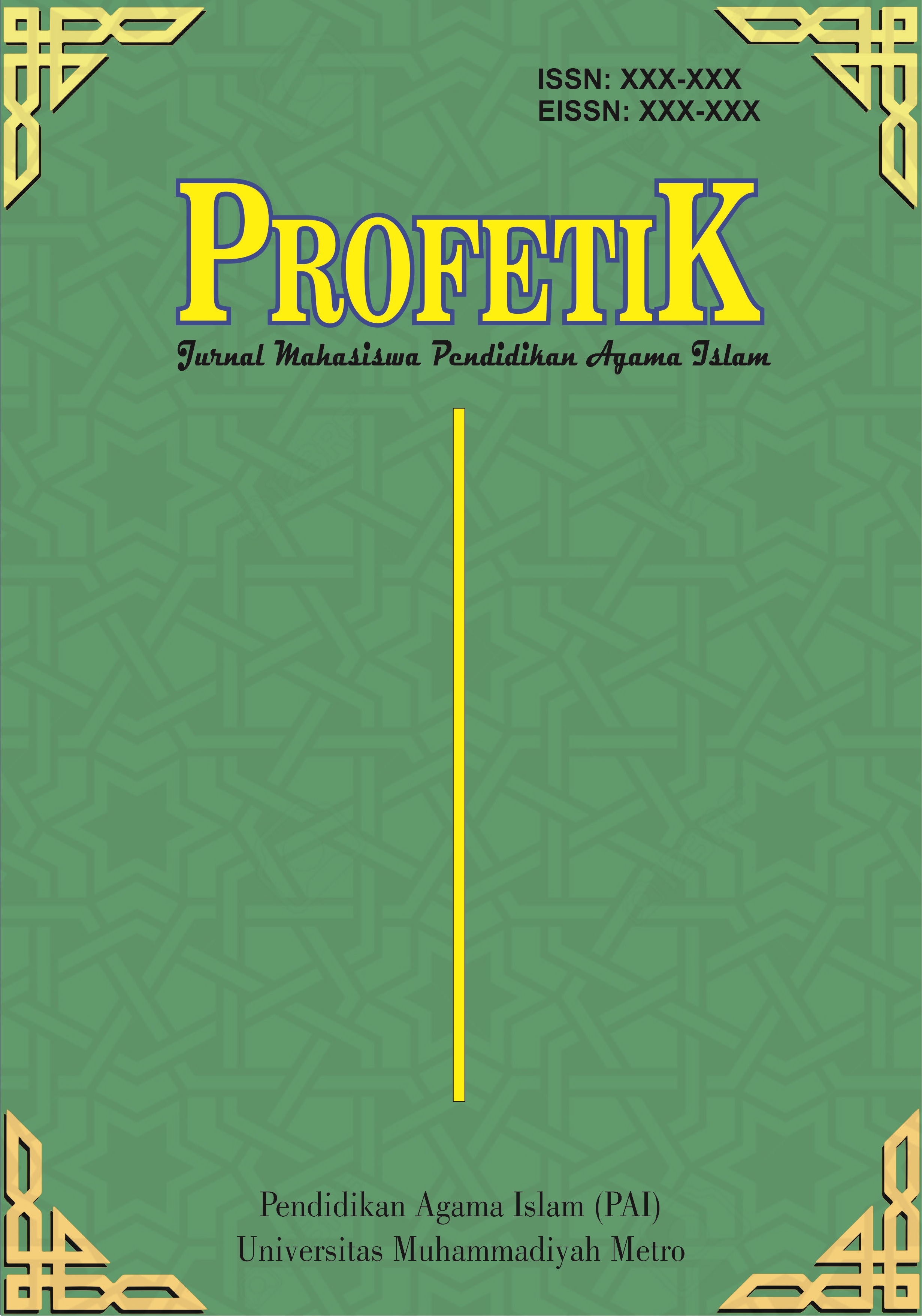 PROFETIK: Jurnal Mahasiswa Pendidikan Agama Islam