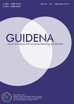  GUIDENA: Jurnal Ilmu Pendidikan, Psikologi, Bimbingan dan Konseling