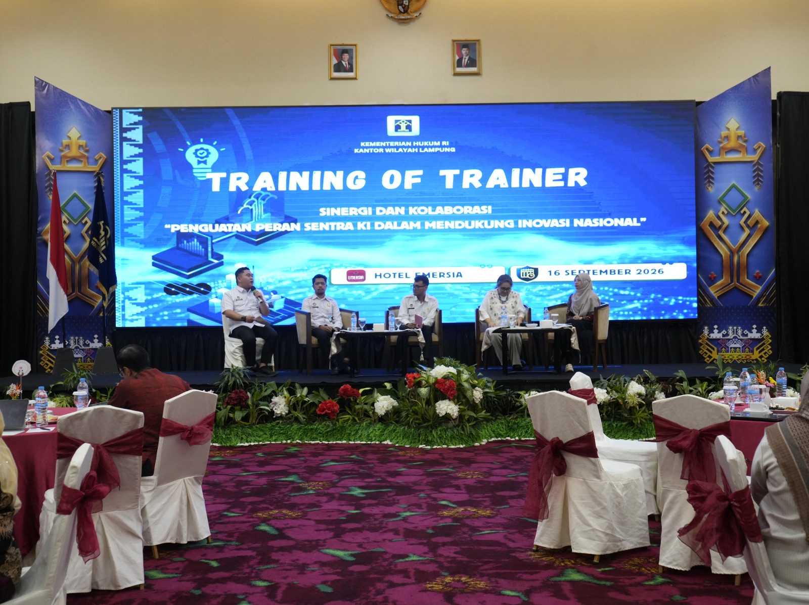 UM Metro Perkuat Peran Sentra Kekayaan Intelektual melalui Training of Trainer dan Pengukuhan Sentra KI Perguruan Tinggi Se-Provinsi Lampung